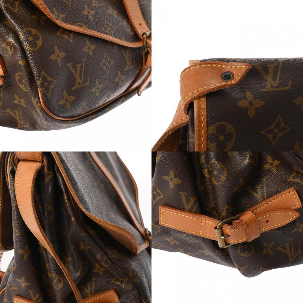 Louis Vuitton Saumur Bag Monogram Brown Canvas Shoulder - Picture 5 of 11